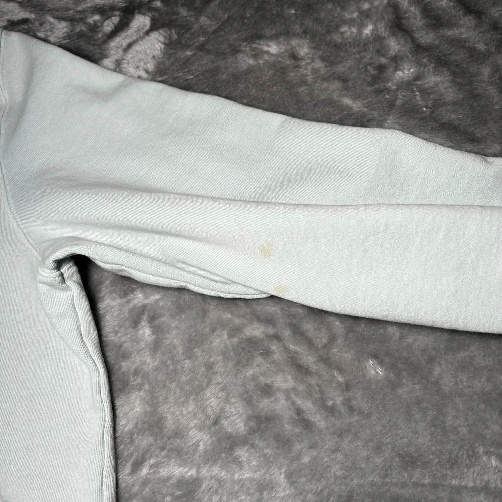 The North Face Hoodie Pullover Sky Blue Drawstring Pockets Regular Fit